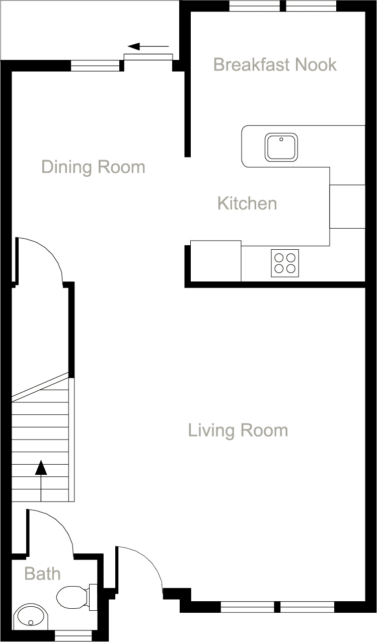 1st Floor Plan - The Arlington