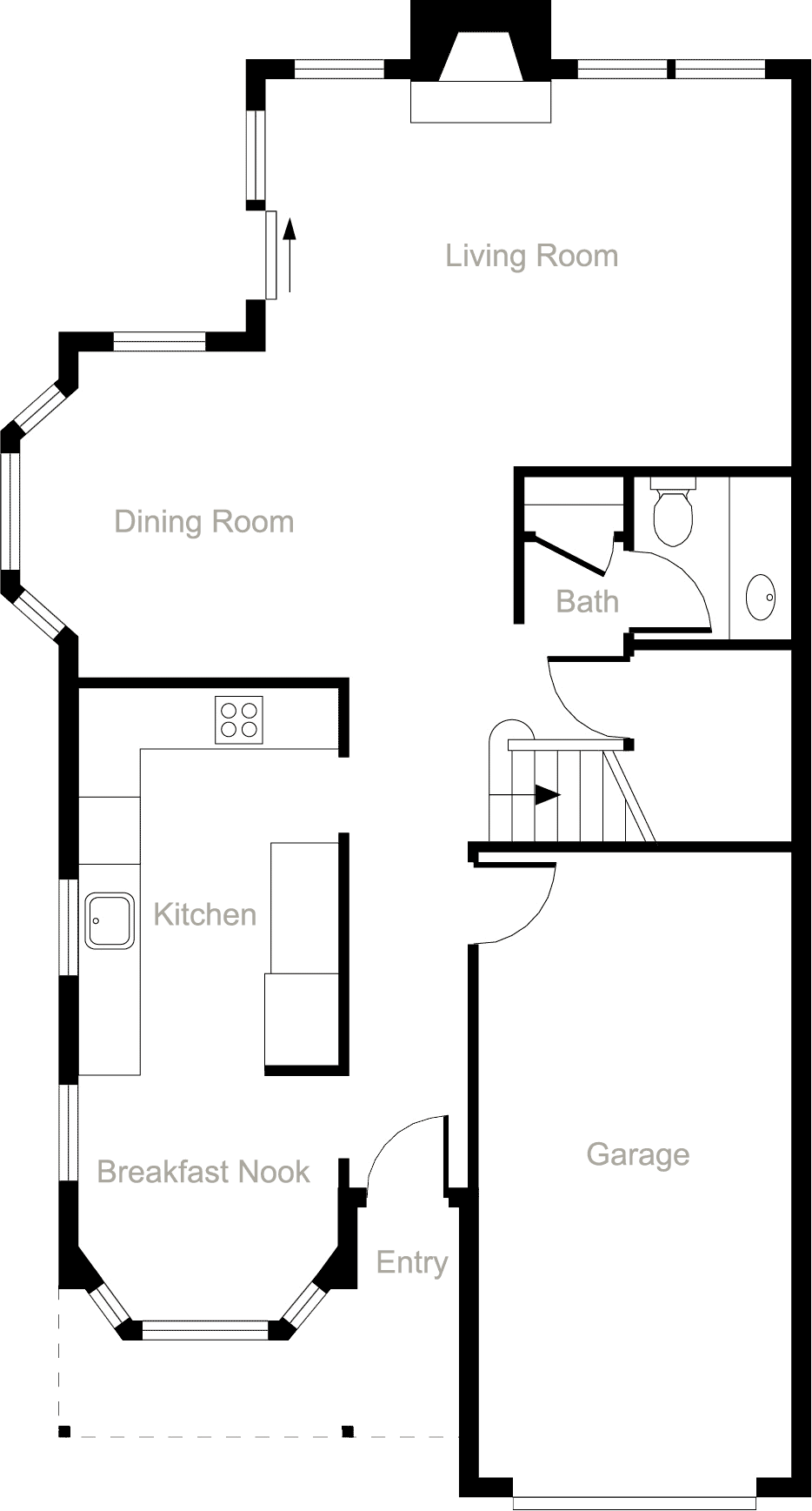 1st Floor Plan - The Royal Ascot