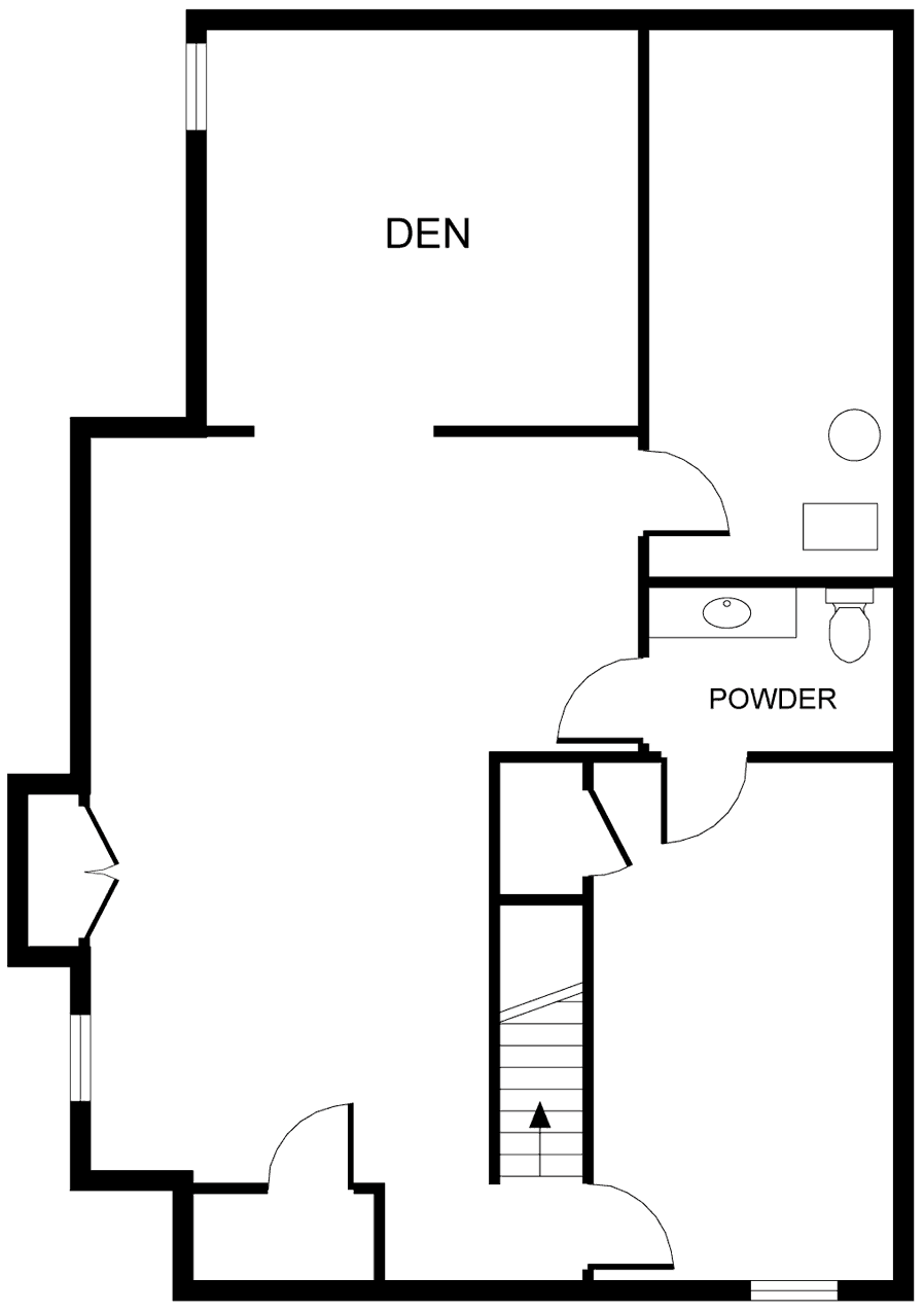 2nd Floor Plan - The Baybury (+Loft)