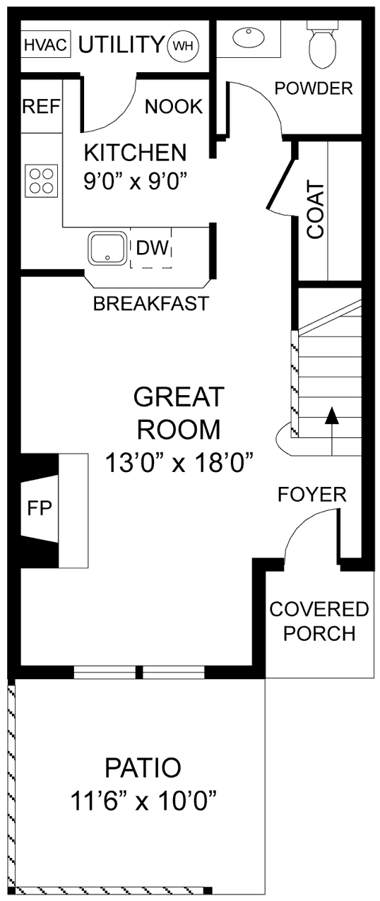 1st Floor Plan - The Eton