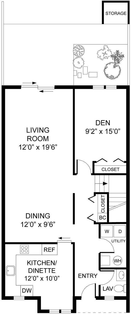 1st Floor Plan - The Berkeley