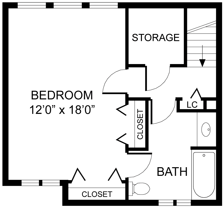 2nd Floor Plan - The Berkeley