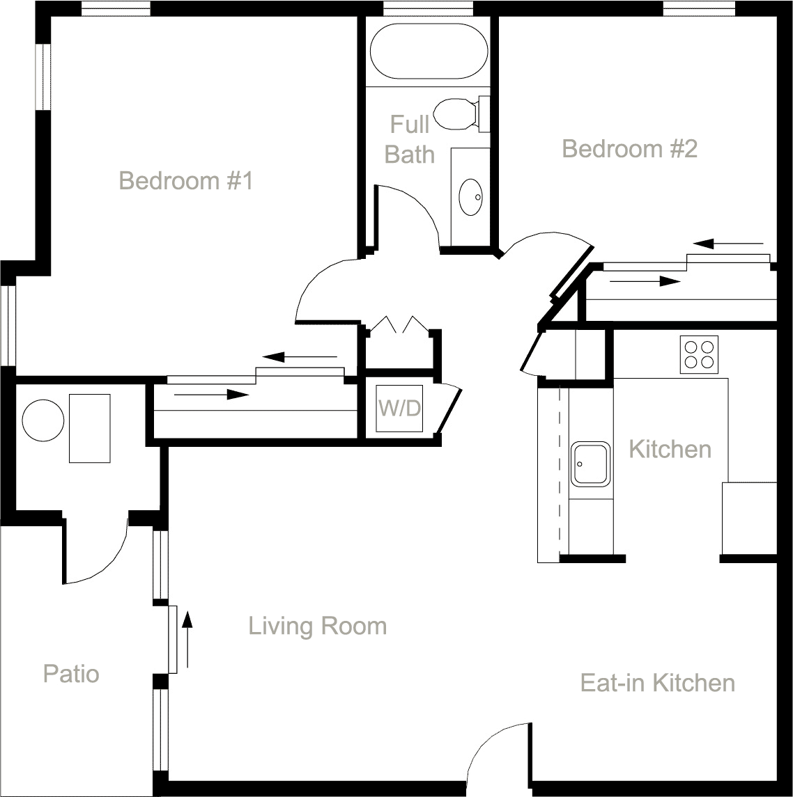 Fox Chase Floor Plan - 211l