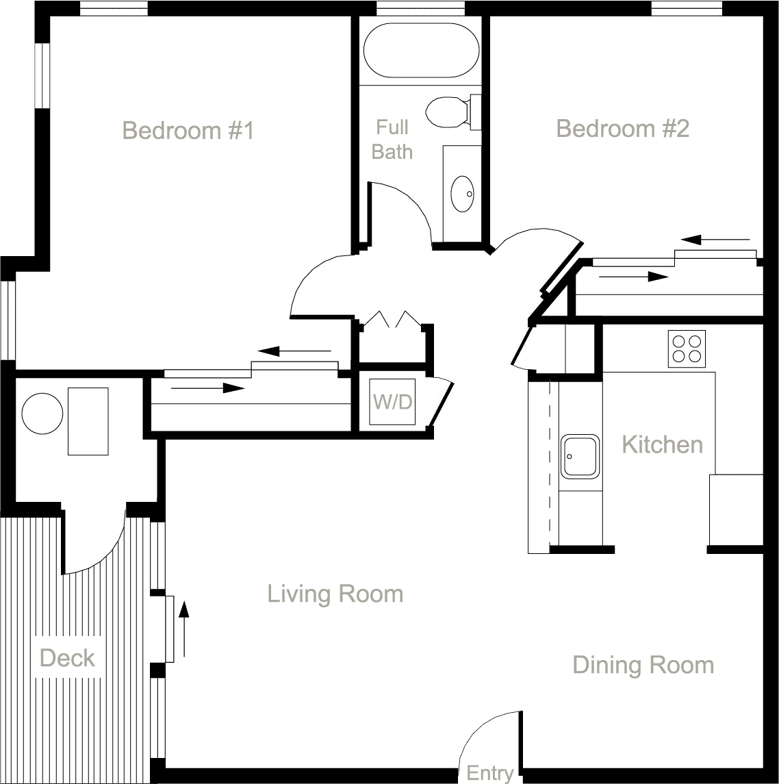 Fox Chase Floor Plan - 212u