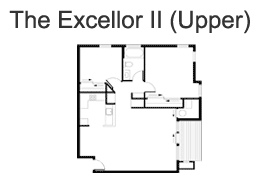 The Excellor II (Upper) - Fox Chase | Floor Plans