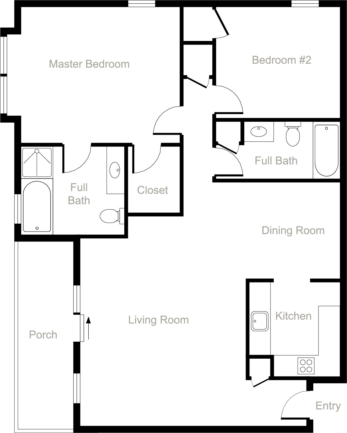 Fox Chase Floor Plan - 214l