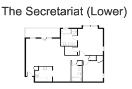 The Secretariat (Lower) - Fox Chase | Floor Plans