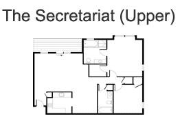 The Secretariat (Upper) - Fox Chase | Floor Plans