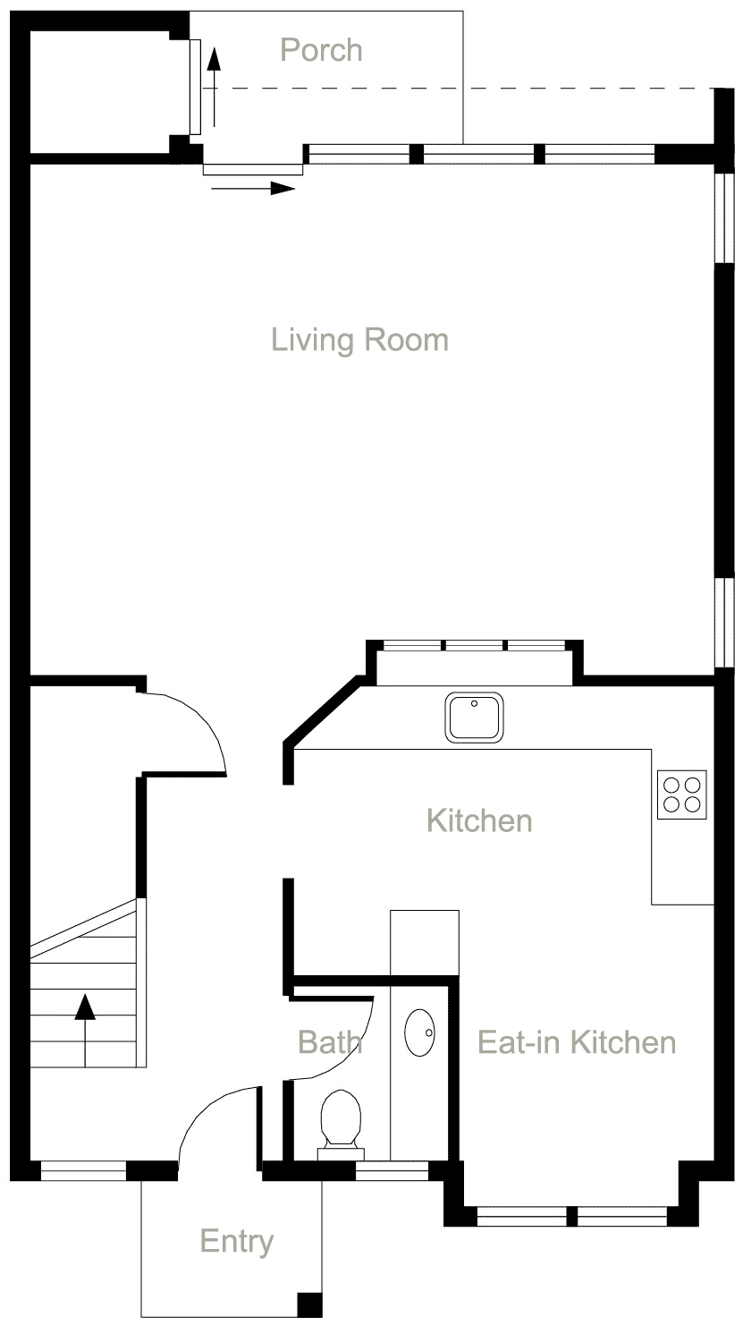 Fox Chase Floor Plan - 221e