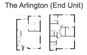 The Arlington (End Unit) - Fox Chase | Floor Plans