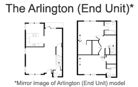 The Arlington (End Unit)* - Fox Chase | Floor Plans