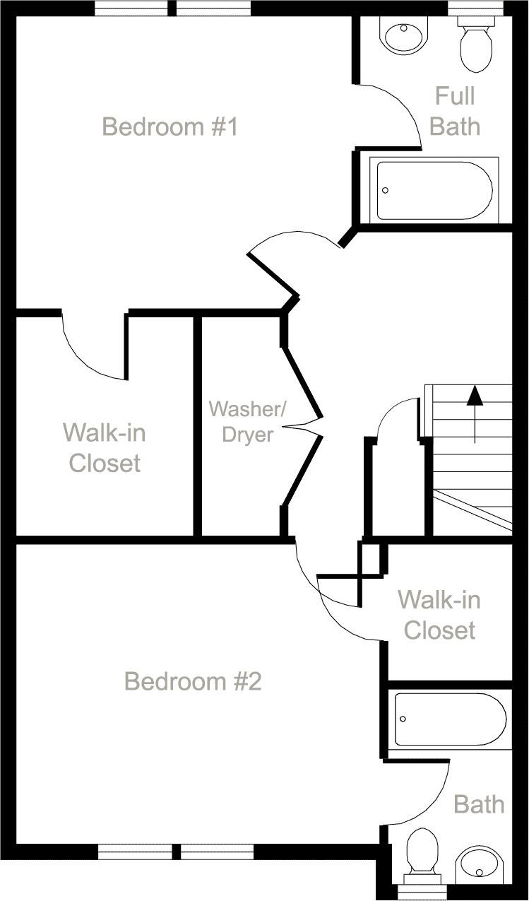 Fox Chase Floor Plan - 222r