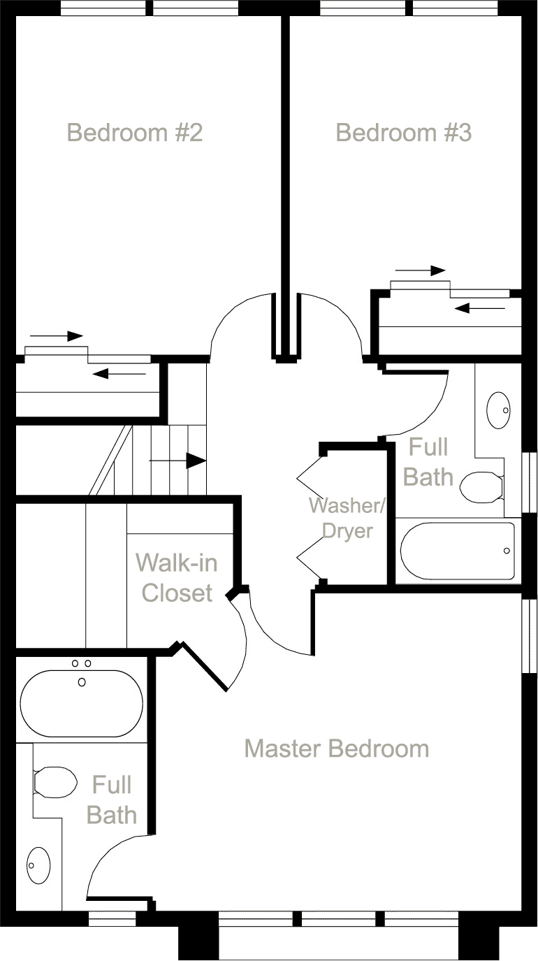 Fox Chase Floor Plan - 223e