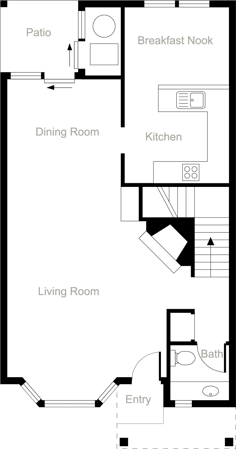 Fox Chase Floor Plan - 223r