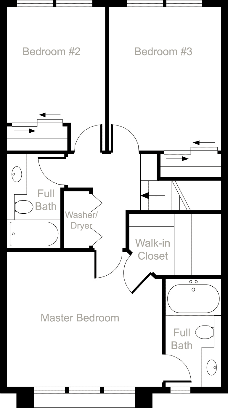 Fox Chase Floor Plan - 223r