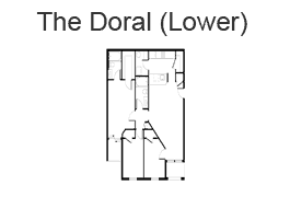 The Doral 1 (Lower) - Park Place | Floor Plans