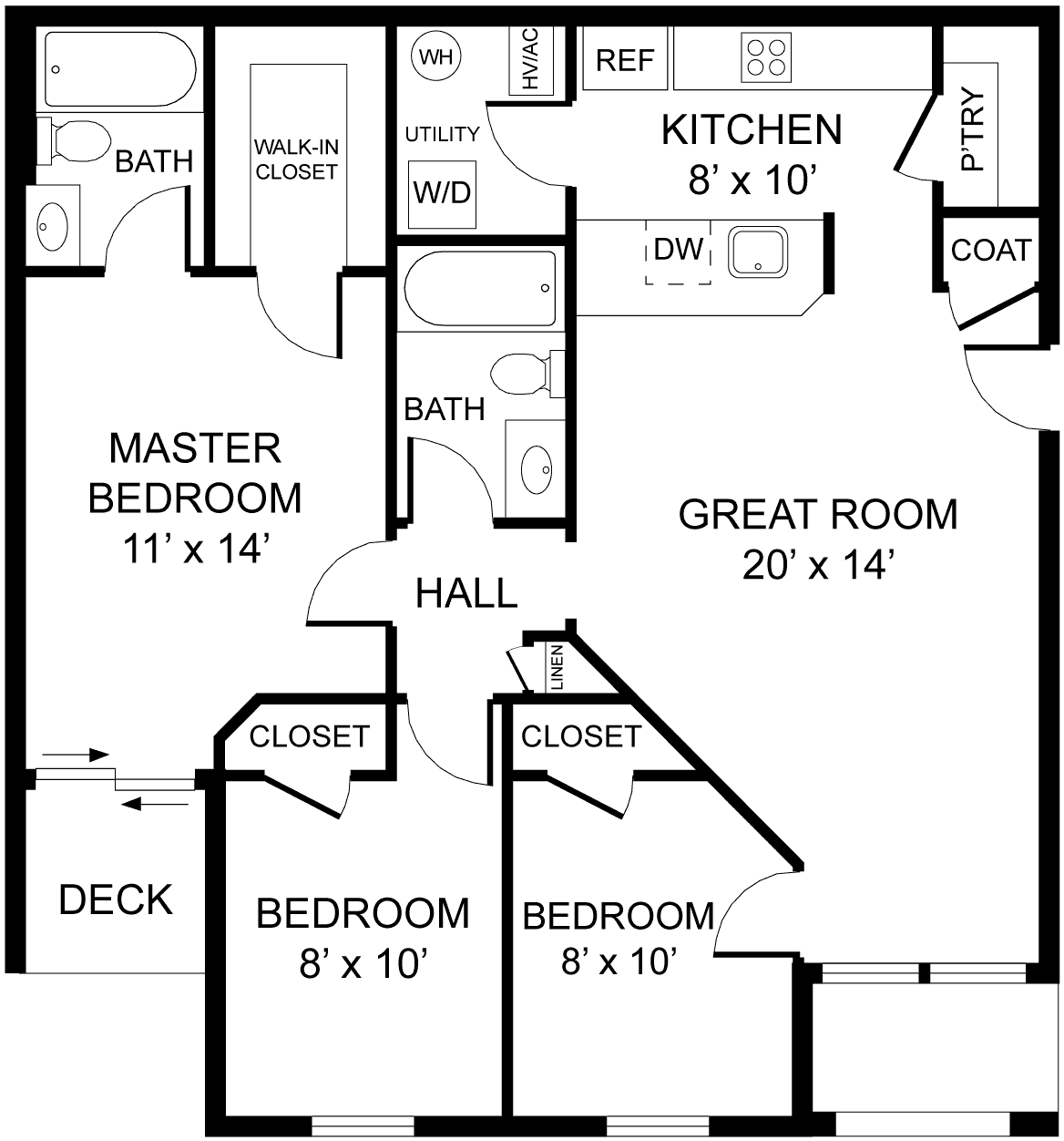 Park Place Floor Plan - doral2