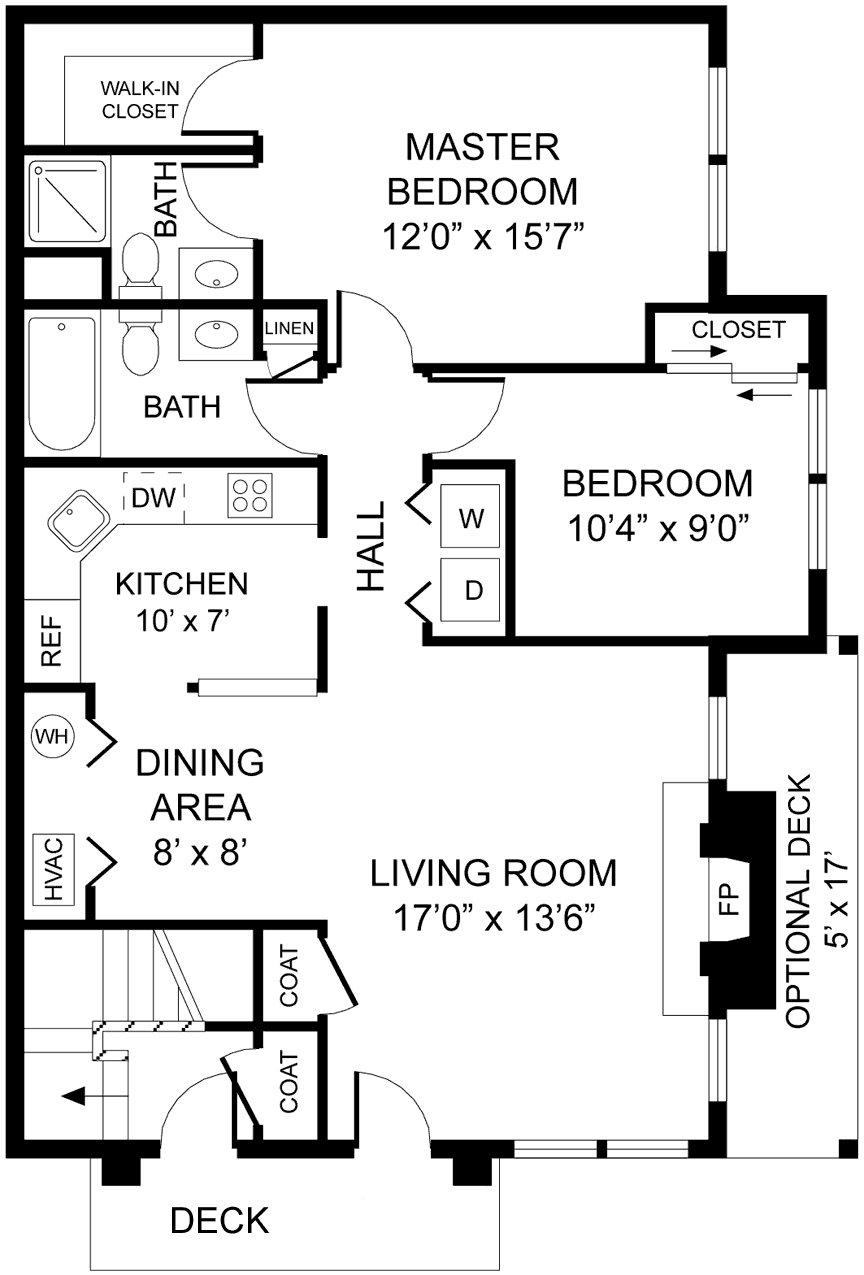 Park Place Floor Plan - essex2