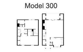 Model 300 - Society Hill | Floor Plans