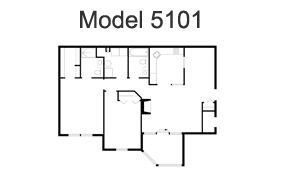 Model 5101 - Society Hill | Floor Plans