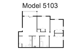 Model 5103 - Society Hill | Floor Plans