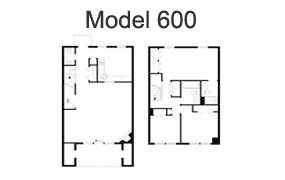 Model 600 - Society Hill | Floor Plans